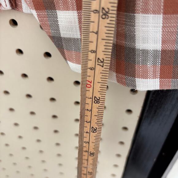 Nine West Checkered Brown Plaid Blazer Espresso Officewear XS — Double-Breasted - Picture 7 of 7